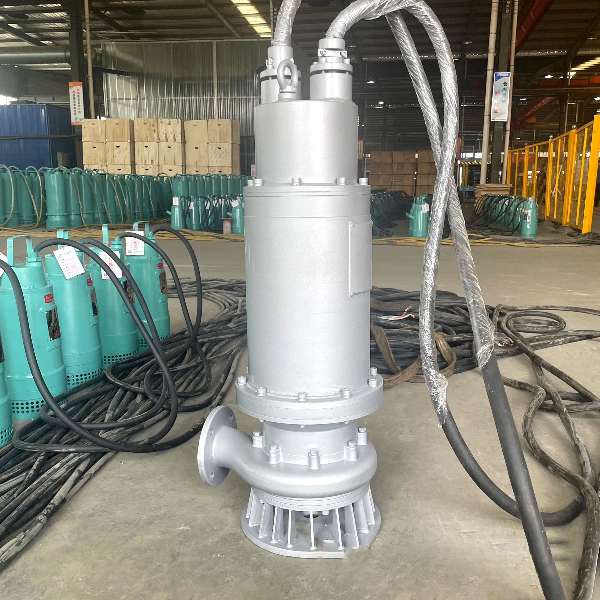 Pompa sommergibile elettrica per acque reflue da 1,5 kW per pompe di scarico fecale per il drenaggio delle acque sporche