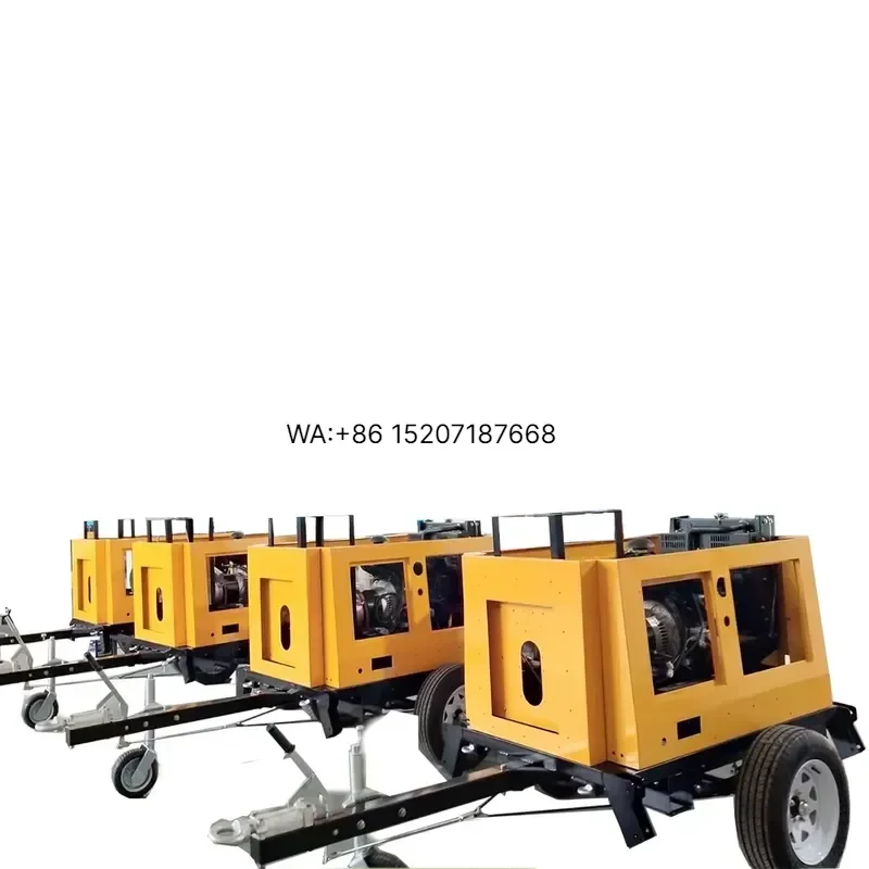 Wmwmnu for Light Mobile Portable Warning Solar Light Tower Hybrid Solar Mobile Trailer Led Lighting Towers