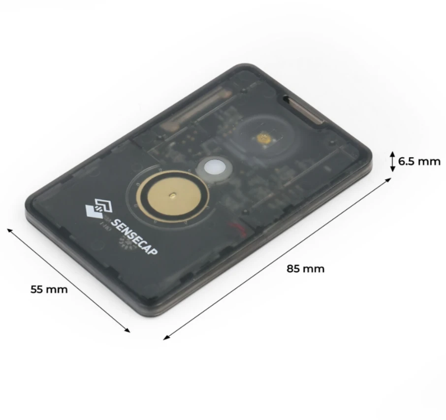 Sensecap T1000 E Lora Meshtastic Tracker T1000 A dengan LR1110,nRF52840,AG3335 GPS, IP65 Pemosisian Dalam & Luar Ruangan, Sensor Gerak