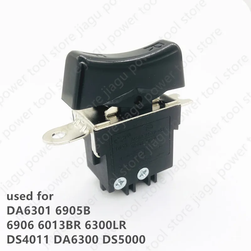 Substituição de Interruptor para Makita Peças de Ferramentas Elétricas 6515643 6515643 Da6301 6905b 6906 6013br 6300lr Ds4011 Da6300 Ds5000