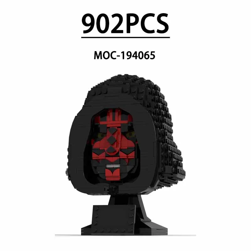 

MOC-194065 Модель в стиле шлема, игрушка из строительных блоков, 902 шт., детский подарок на день рождения, рождественский подарок для мальчиков