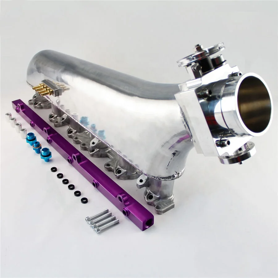 Racing Machined Fuel Rail Throttle Body Intake Manifold For Land Cruiser 4.5L