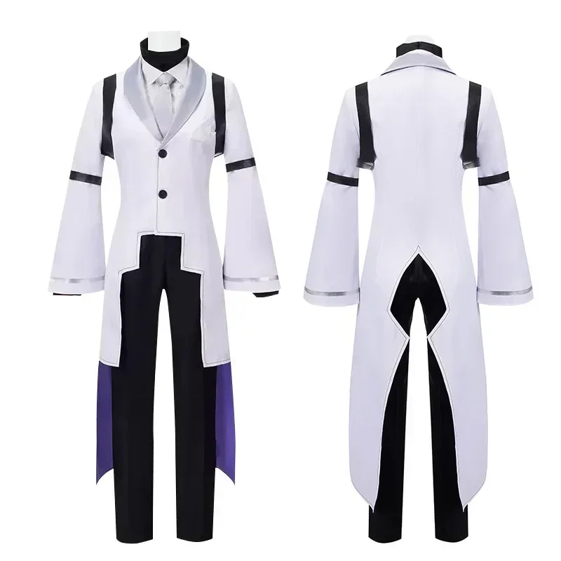 Sigma Cosplay Anime Bungou Stray Dogs 4th Costume Trench Uniform Suit Halloween Christmas Party Outfit for Men Women