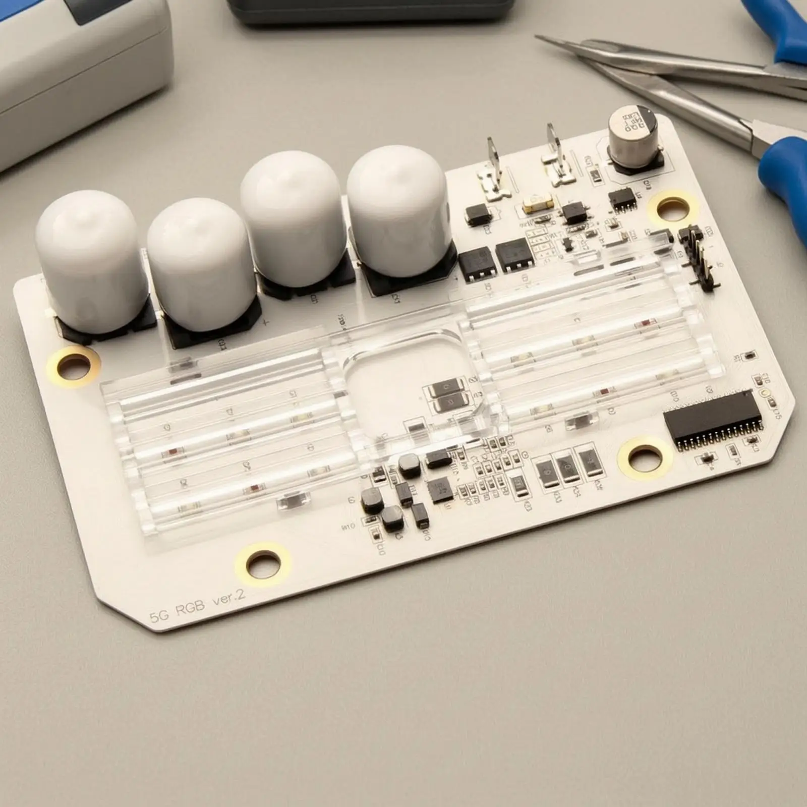 Polycarbonate Pool Light Engine Assembly Board with Metal Backing Plate for 5G 601000 Compatible Fixtures
