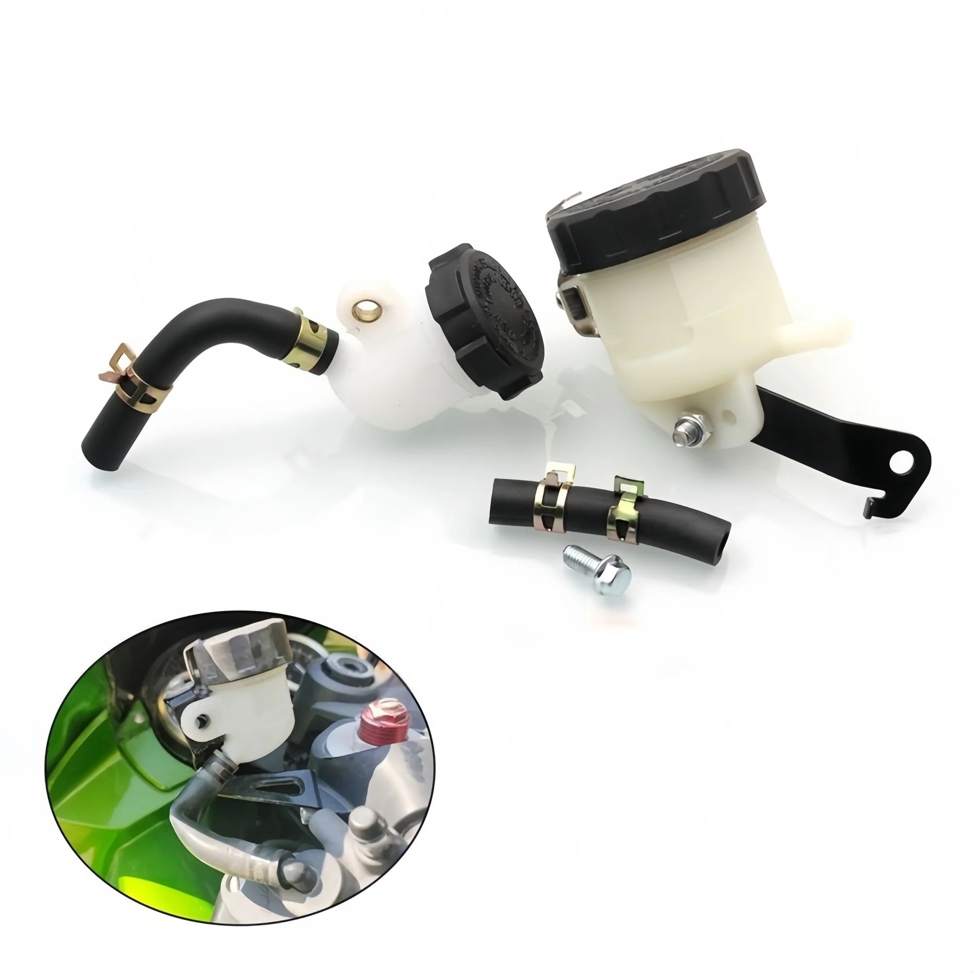

For Kawasaki Six Eyes Devil ZX-14R ZX14R ZZR1400 Clutch Oil Bottle Brake Upper Pump Oil Cup