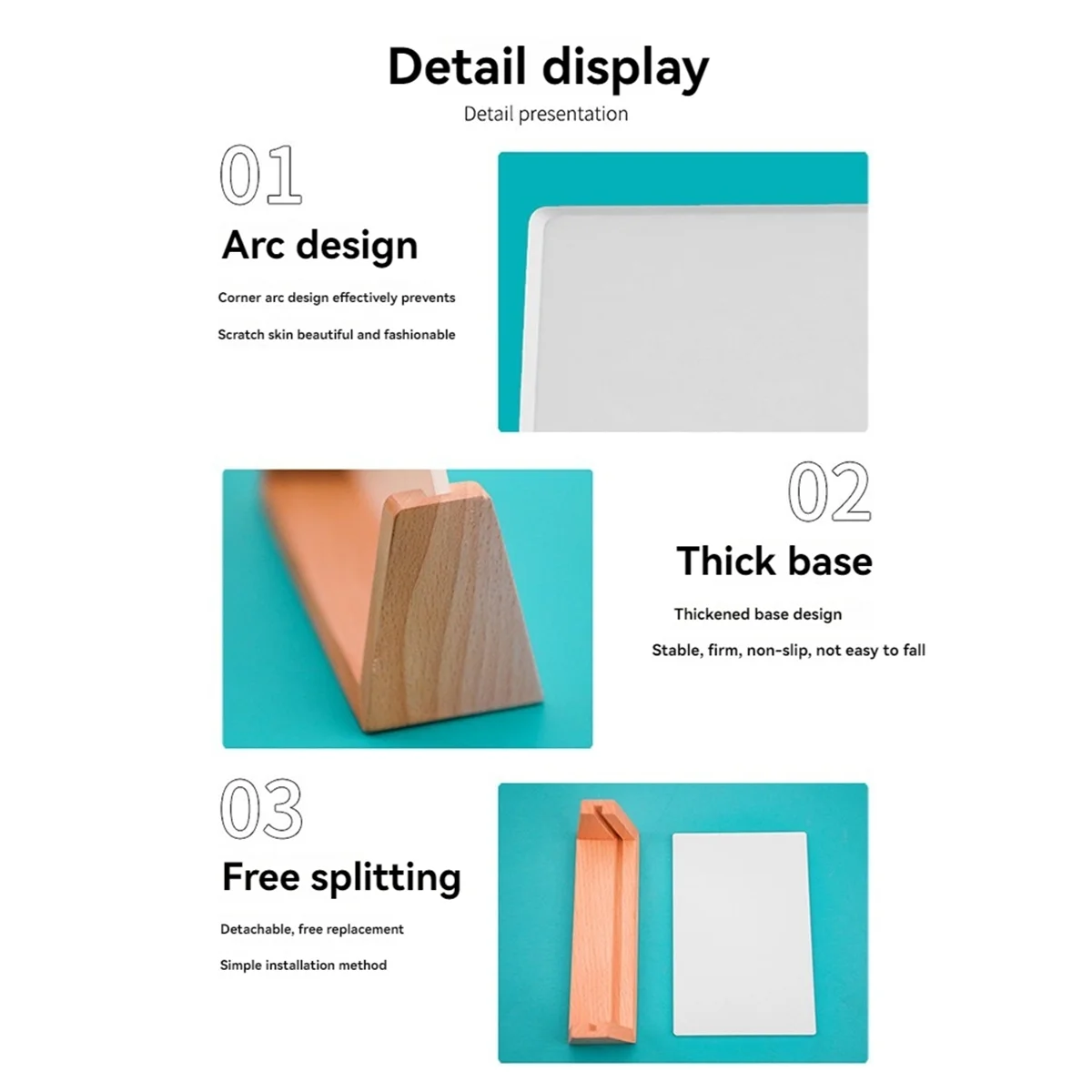 Sublimation Photo Frames Blanks Heat Transfer Picture Frames with Wood Base Photo Prints for Heat Press Printing S SQ