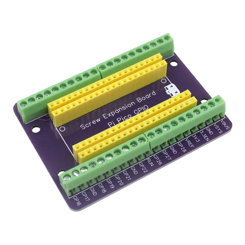 For Raspberry Pi PICO GPIO Expansion Board Picow Terminal GPIO Interface Module Onboard Male and Female