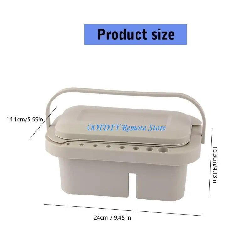 3 in 1 Pennello per Artista Lavatrice Detergente Pennelli Pennello per Pittura Artistica Vasca per Pennelli per Bacino
