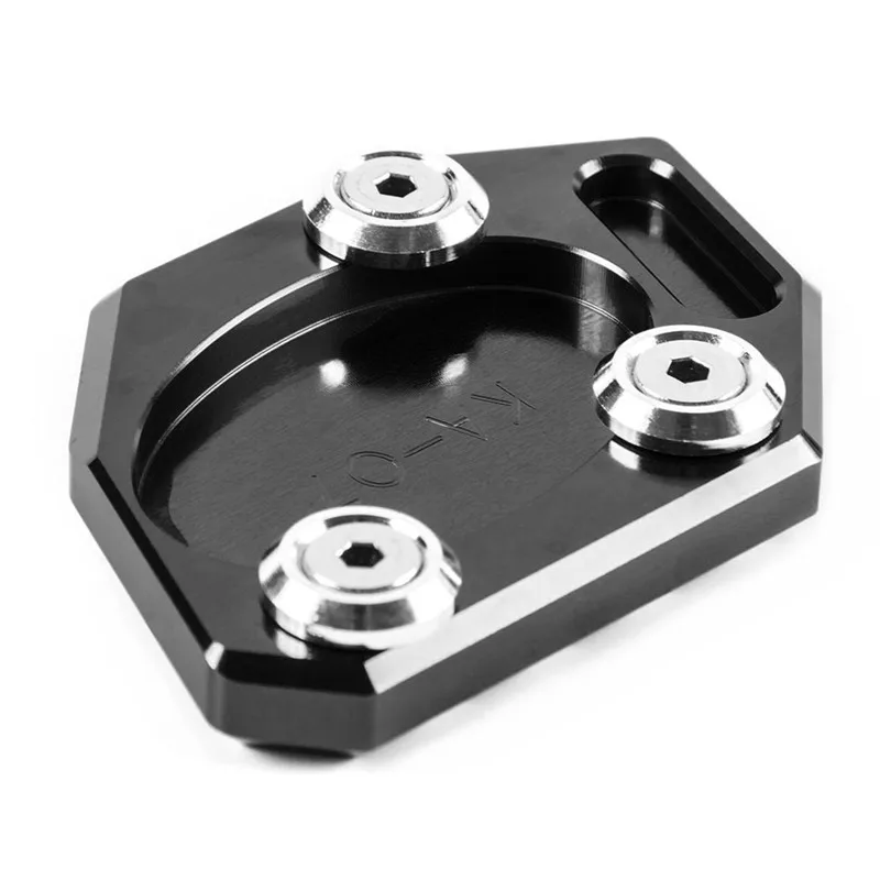 Motorbike Aluminum Kickstand Pad Sidestand Enlarger Extension Plate Fit for Kawasaki Ninja 300 ZX300R 2013~2015