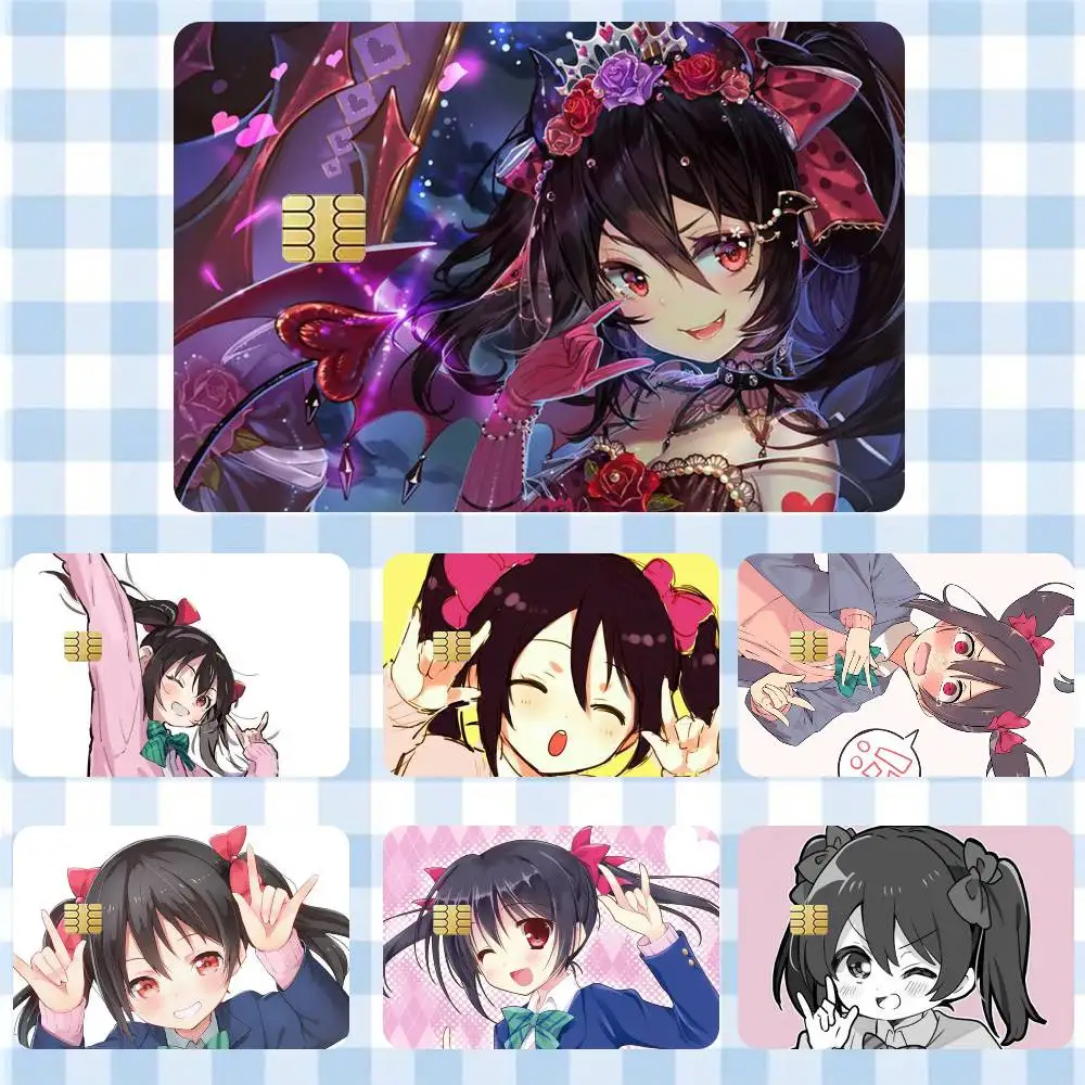 

Yazawa Nico Love Live Anime Girl Sticker Film Tape Skin for Credit Card Debit Card Waterproof Stickers