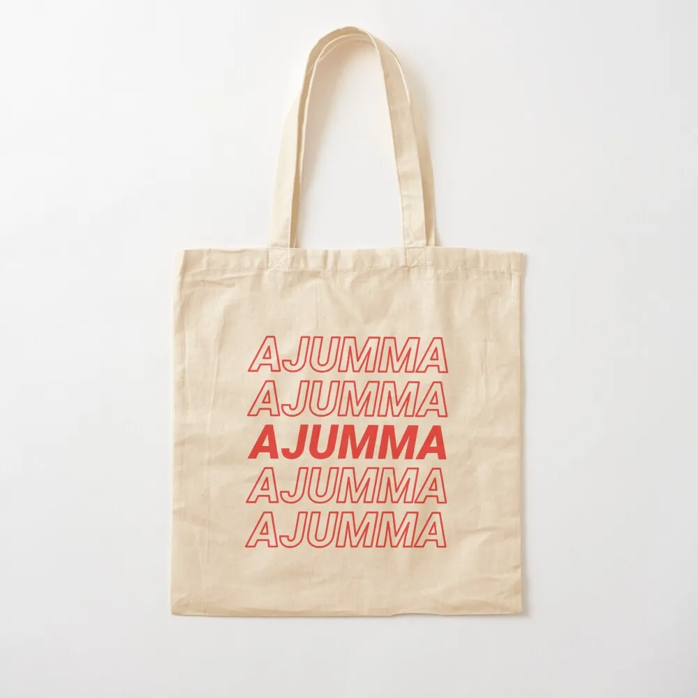 

AJUMMA () - Korean married or old woman Tote Bag shopper bags hand bag ecological bags personalized tote bag Canvas Tote