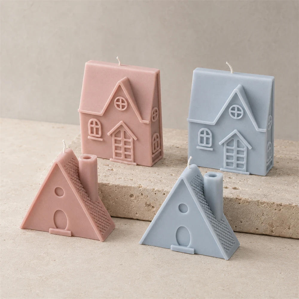 3D Ev Mum Kalıpları Kulübe Şek - Candle Making Set incelemesi ve fiyatı