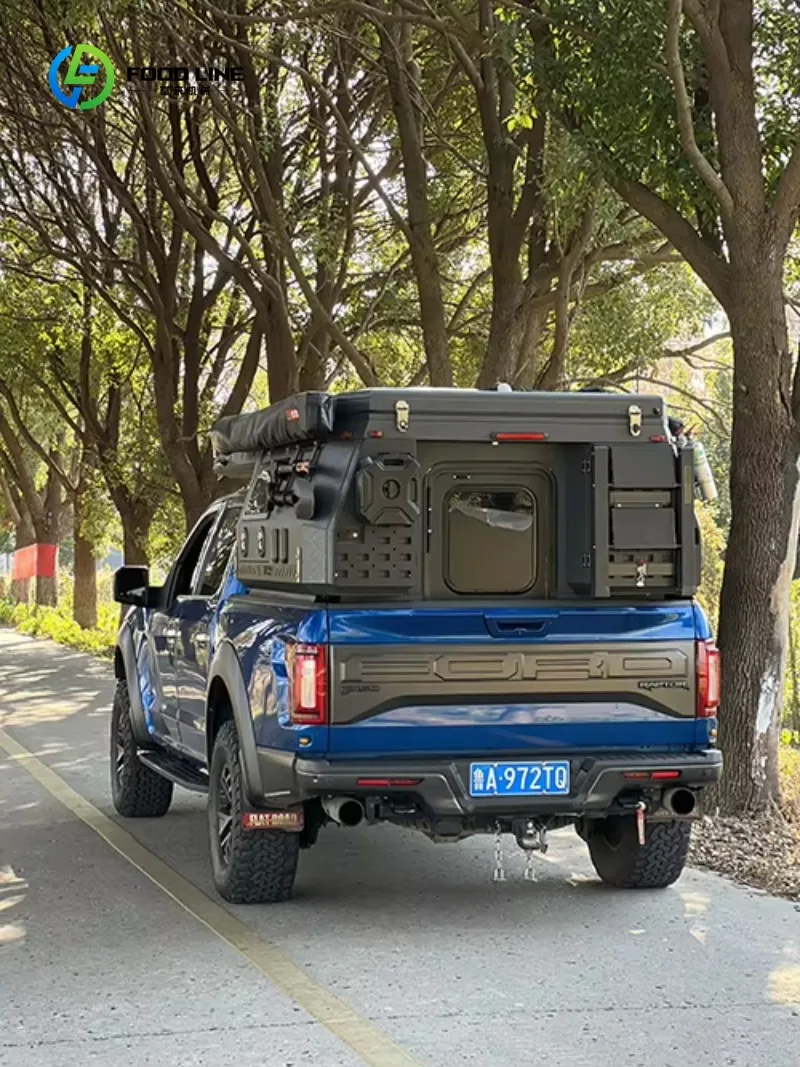 Customized Overland Pickup Truck Camper For Pickup Truck Off-Road Travel Camping RV Camper