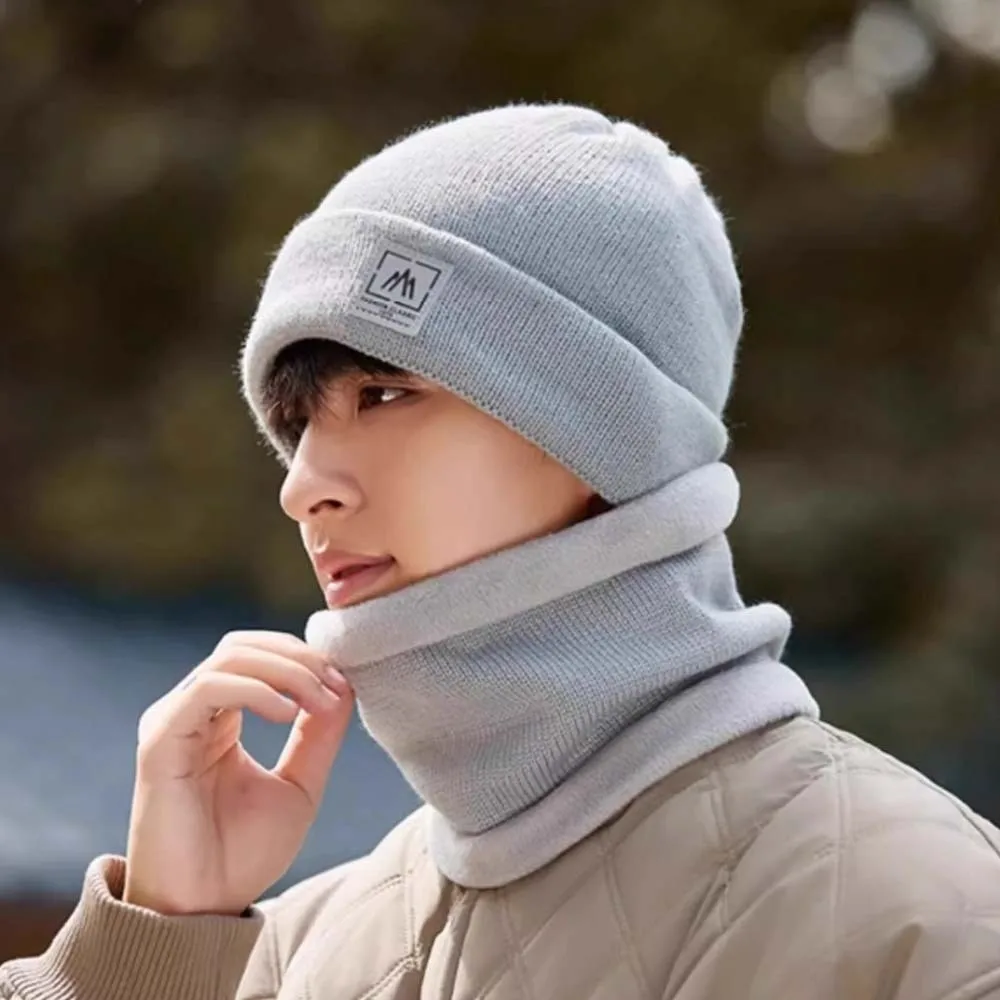 Шапка-ушанка, эластичная шапка и шарф