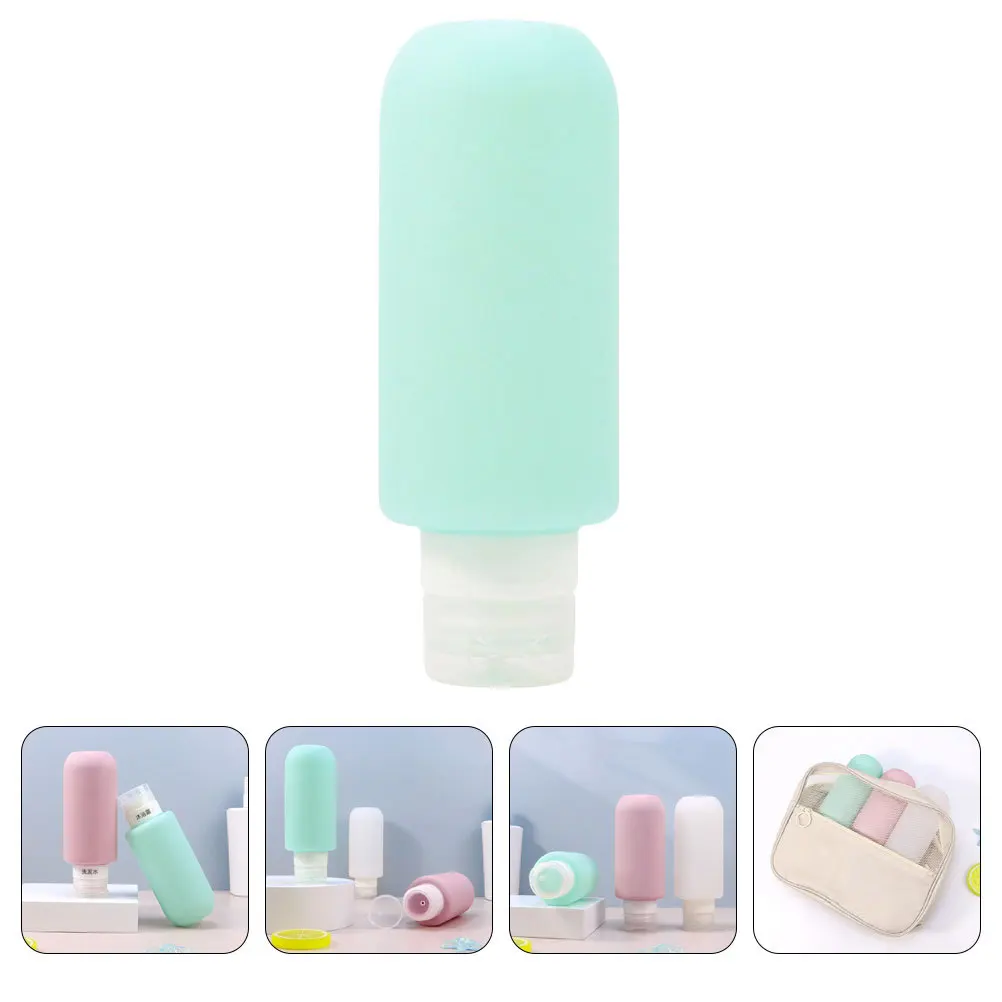 

100Ml Portable Lotion Bottle Silicone Travel Container For Shampoo Conditioner Body Wash Toiletries Bottles Home Supplies