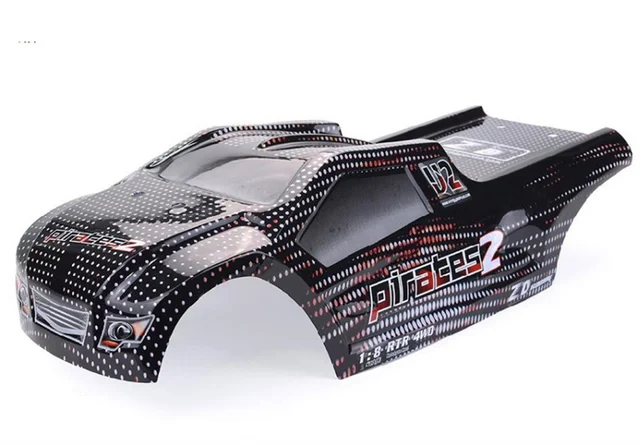 ZD Racing 1/8 Rc akcesoria samochodowe 860 08423 samochodów ciężarowych PVC karoseria czerwona szara części obudowy