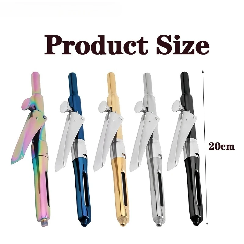 1Pcs Dental Instrument Materials, Periodontal Anesthesia Injection Gun, Stainless Steel Feeder, Oral Controlled-Dose Instruments