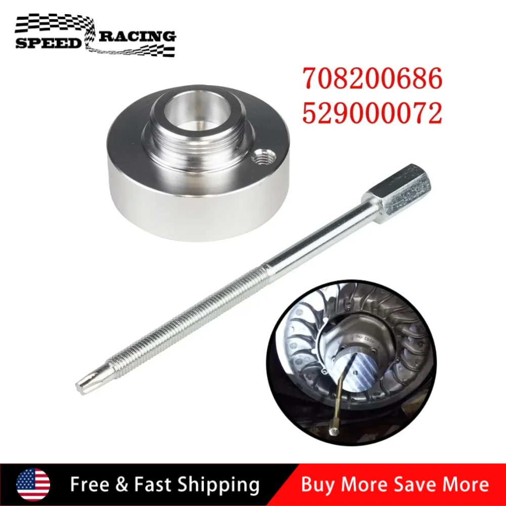 

708200686 529000072 1Set Steel Belt Removal Clutch Changing Tool For 2016-2022 Can-Am Defender HD8 HD10 4X4 Silver XLB-1122