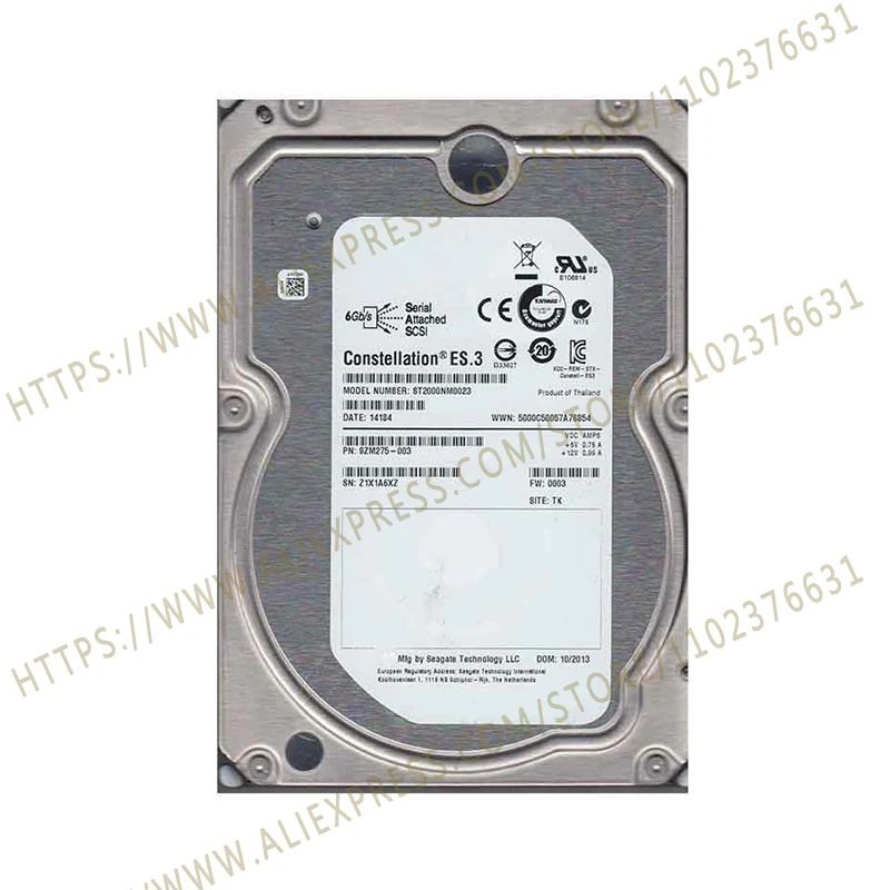 

ST2000NM0023 новая и оригинальная Доставка в течение 24 часов