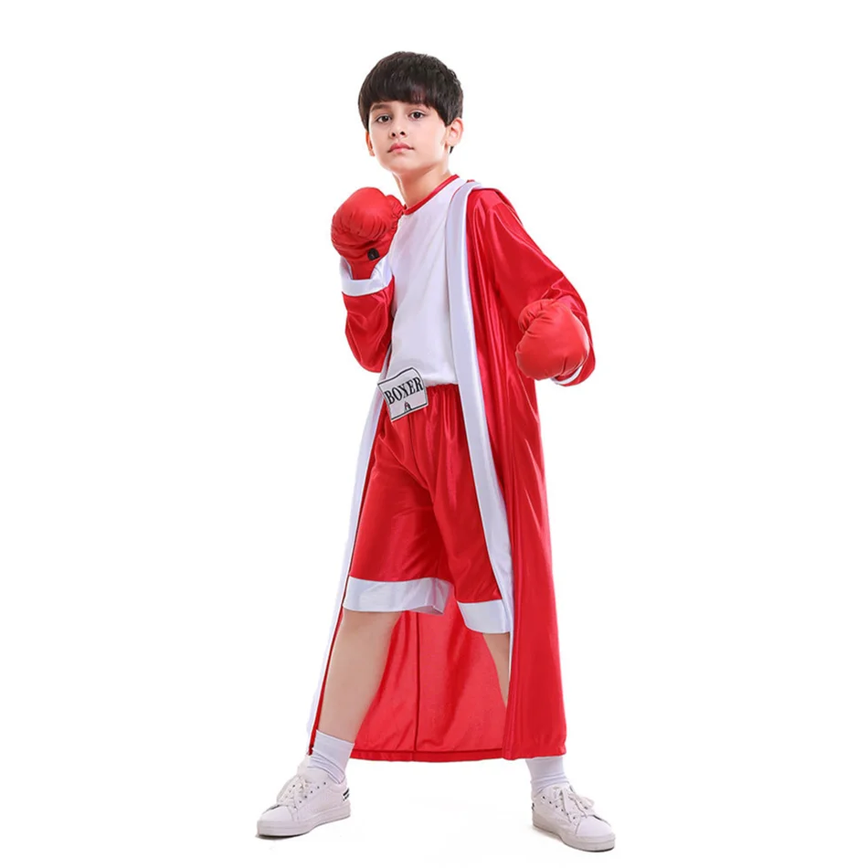 Bé Trai Quần Lót Boxer Trang Phục Trẻ Em Trận Đấu Quyền Anh Quần Áo Trẻ Em Giáng Sinh Quà Tặng Năm Mới