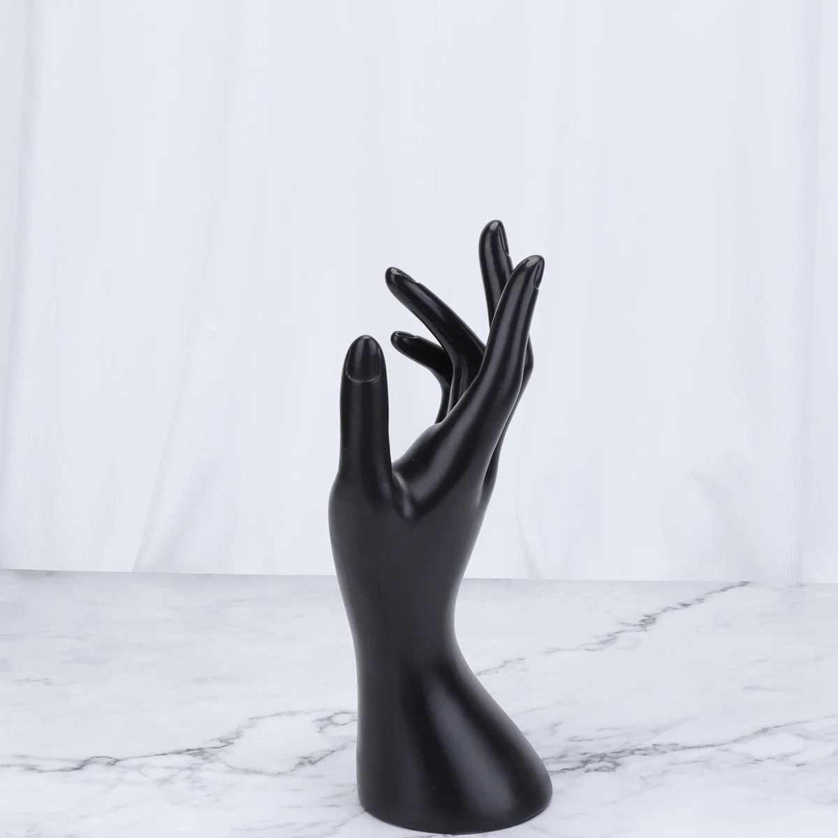 حامل عرض مجوهرات أنيق على شكل يد لأساور الخواتم يدوم طويلاً ولافت للنظر للاستخدام المنزلي والمتجر