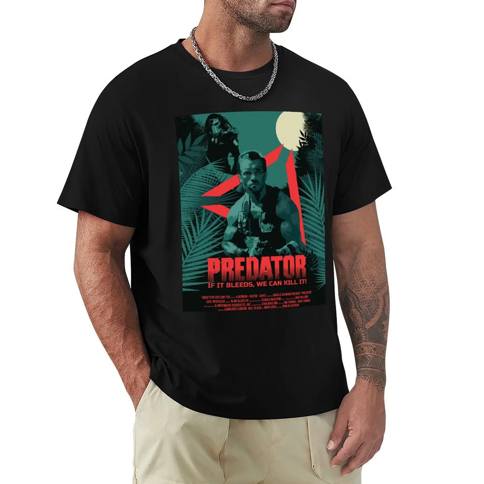 

Predator T-Shirt Funny t-shirts oversized graphic tee plus sizes oversize t-shirts man t shirts for men graphic