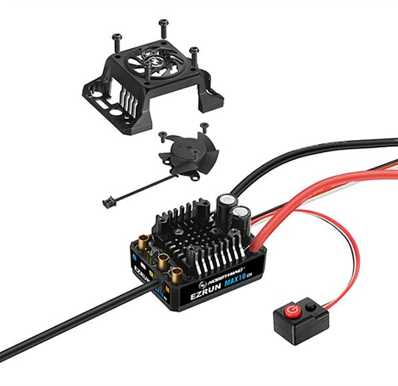 Hobbywing EZRUN MAX10 G2 turbo Waterproof sensored Brushless 80A 140A ESC Speed Controller for 1/10 RC Car Monster Trucks