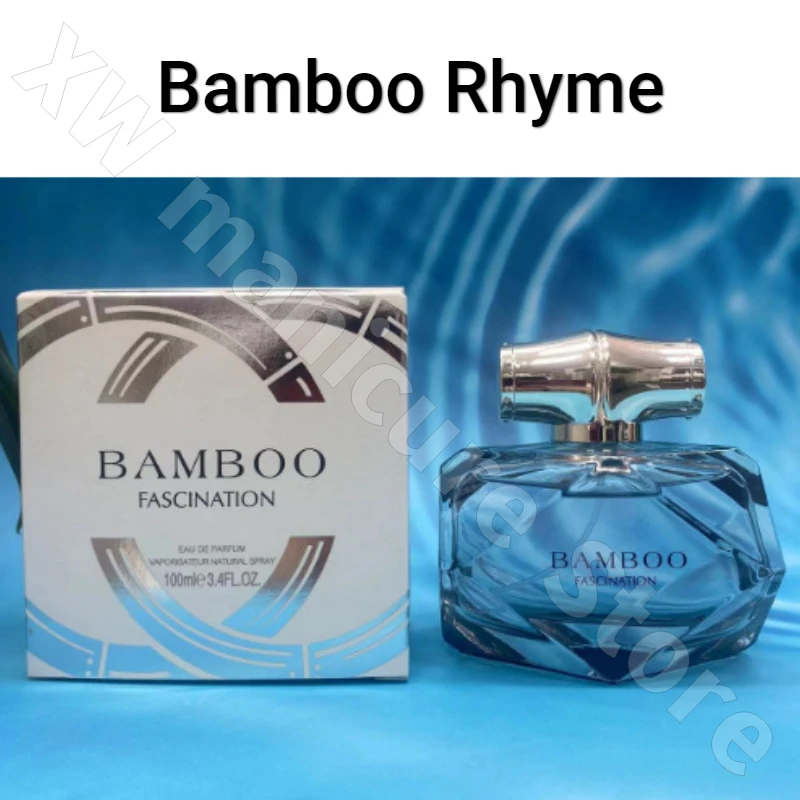 Bamboo Rhyme 100ml Ladies Perfume Fresh and Elegant Natural Self-confidence Simple and Generous Lasting Fragrance Romantic