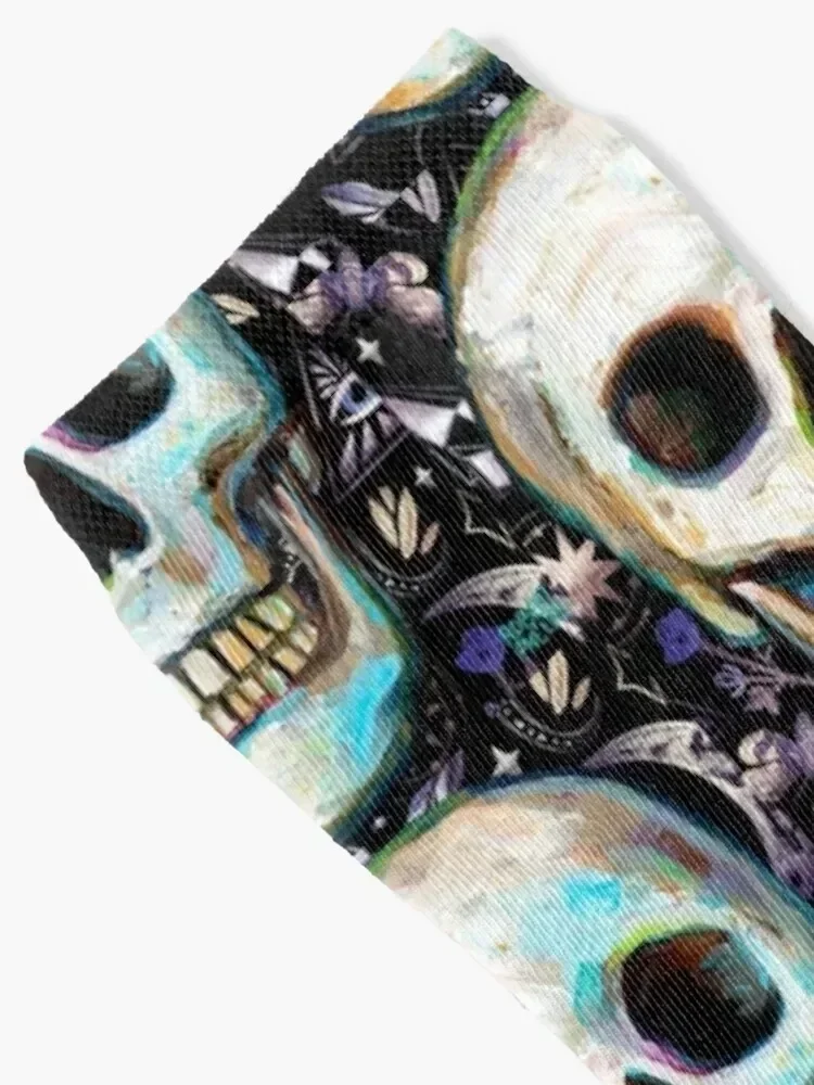 Witchy Skull Occult Magic Socks custom custom sports christmas gifts Men Socks Women's