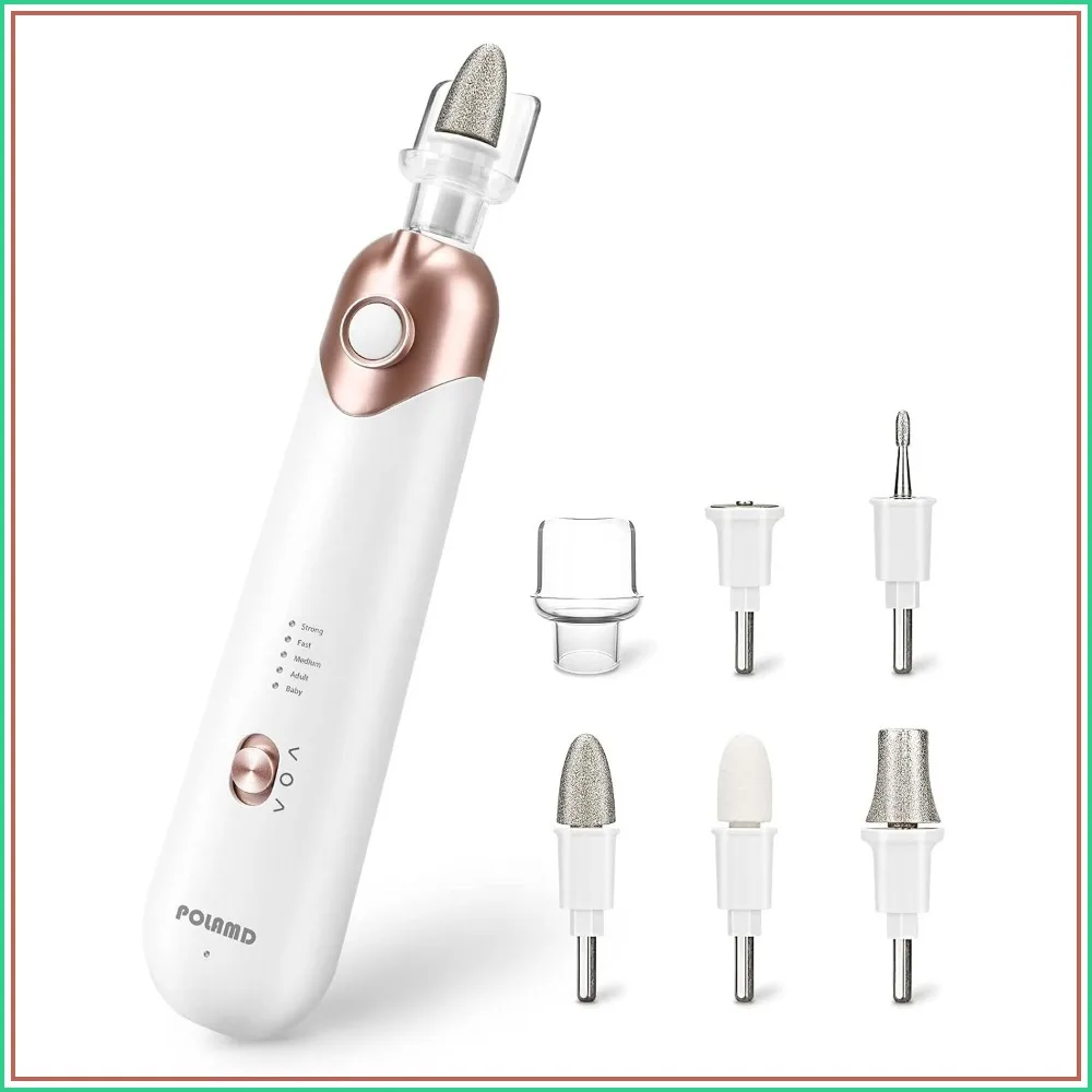 

Professional Manicure Pedicure Kit, Electric Nail File Set, Cordless Nail Drill Machine, 5 Speeds for Nail Grinding and Polishing