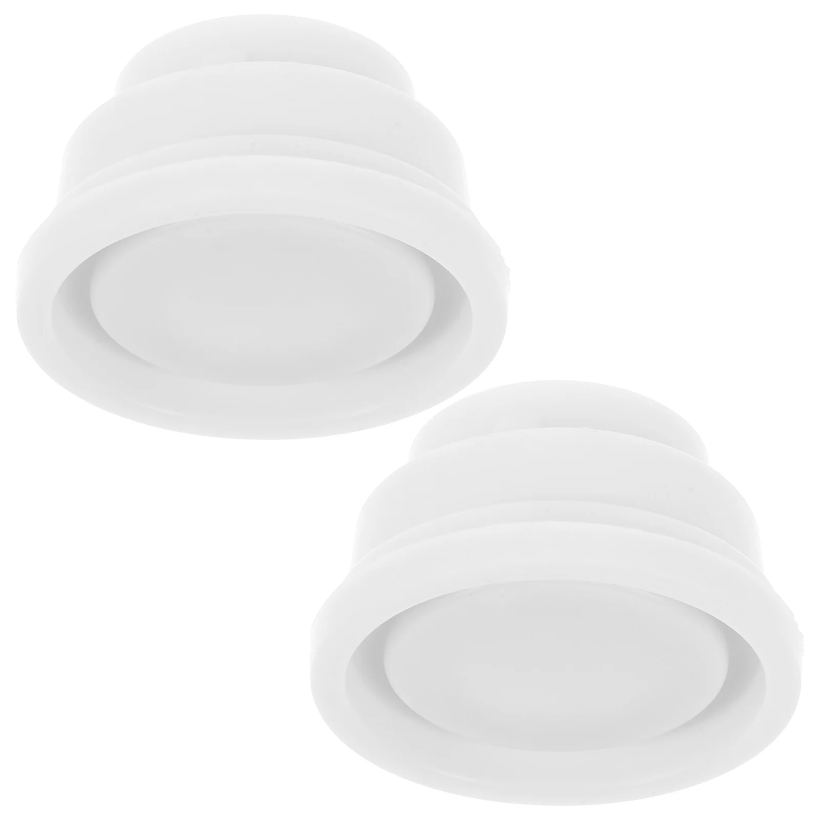 

2pcs Pool Ladder Bumpers White Rubber End Caps For Above Ground Swimming Pools Non-Slip Safety Guard Stabilizer Replacement