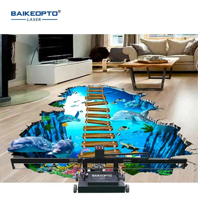 

3D Floor Art Printing Machine Advertisement Panels Canvas Stickers Posters Stone Ceramic 3D Plotter Factory Price