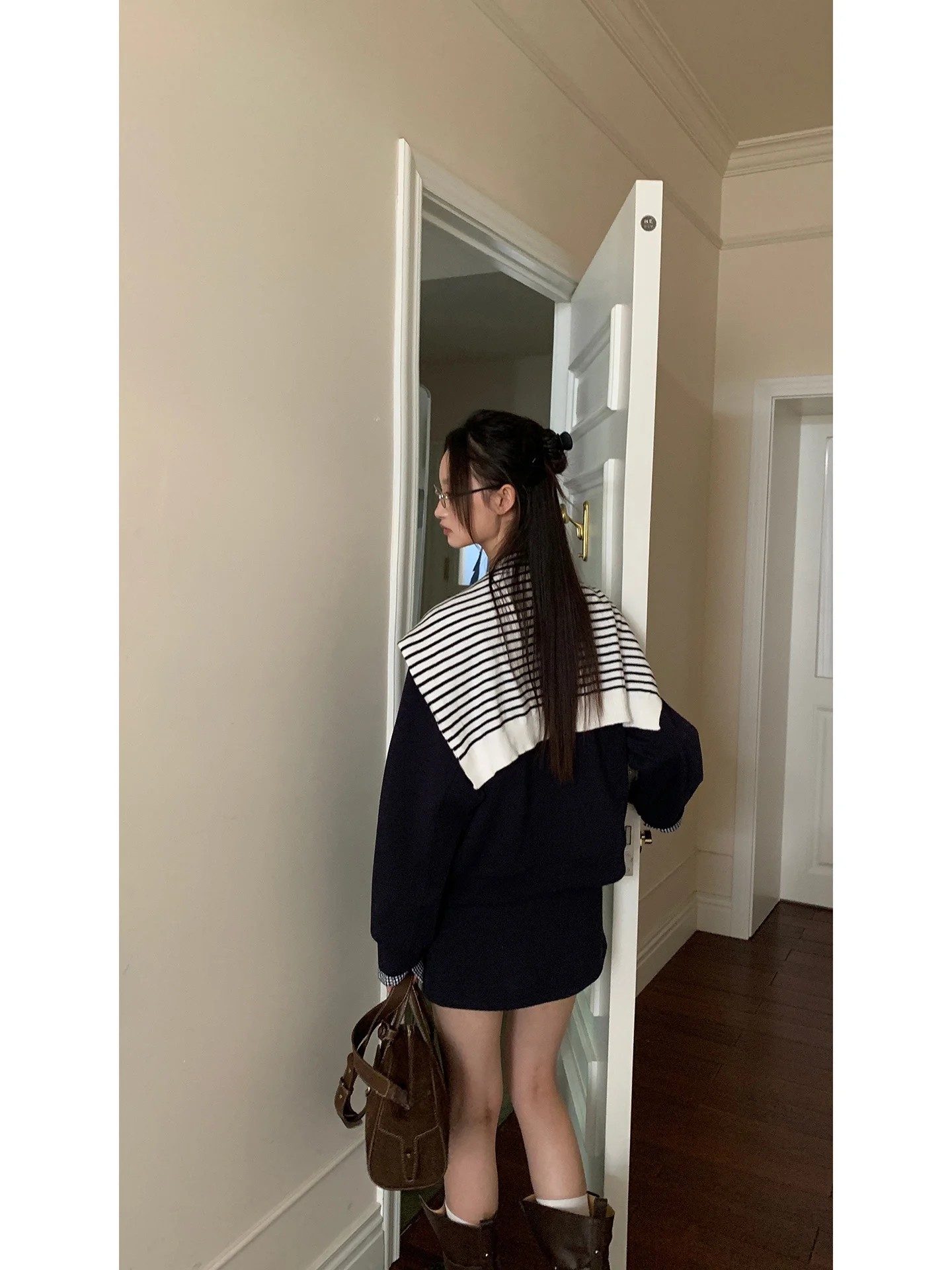 Red Celebri Sweatirt Jaet Women's New 2025 Oversize American Lazy Chic Long Sve round Ne Pullover Cotton Polyester...