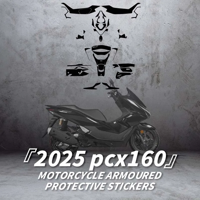 

Используется для HONDA PCX 160 2025 мотоцикла, новые стили, броня, защитные декоративные наклейки, наборы наклеек, корпус, пластиковые детали, зона