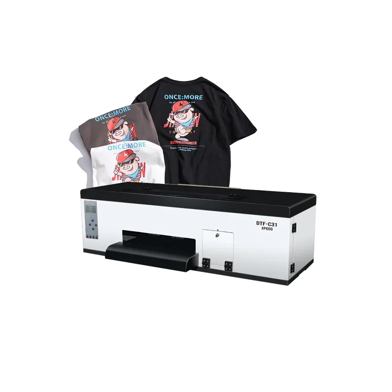 2024 New Sublimation Dtf Printer 30mm 33mm Width T Shirt Printing Machine to Film White Ink Has Better Fluidity