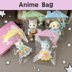 Sylvanians Mini Doll Anime Storage Bag Kawaii Transparent Waterproof Bag Accessories