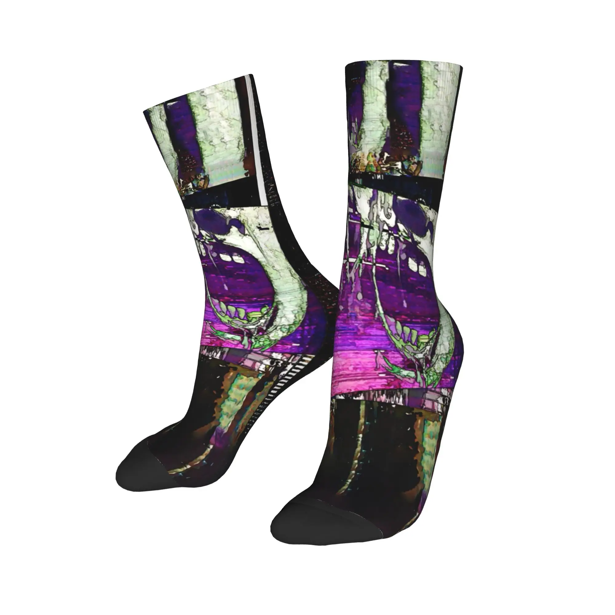 Sewerslvt لدينا أوقات جيدة معًا جوارب جرافيك عصرية جوارب خريفية غير قابلة للانزلاق للنساء والرجال جوارب مريحة لركوب الدراجات