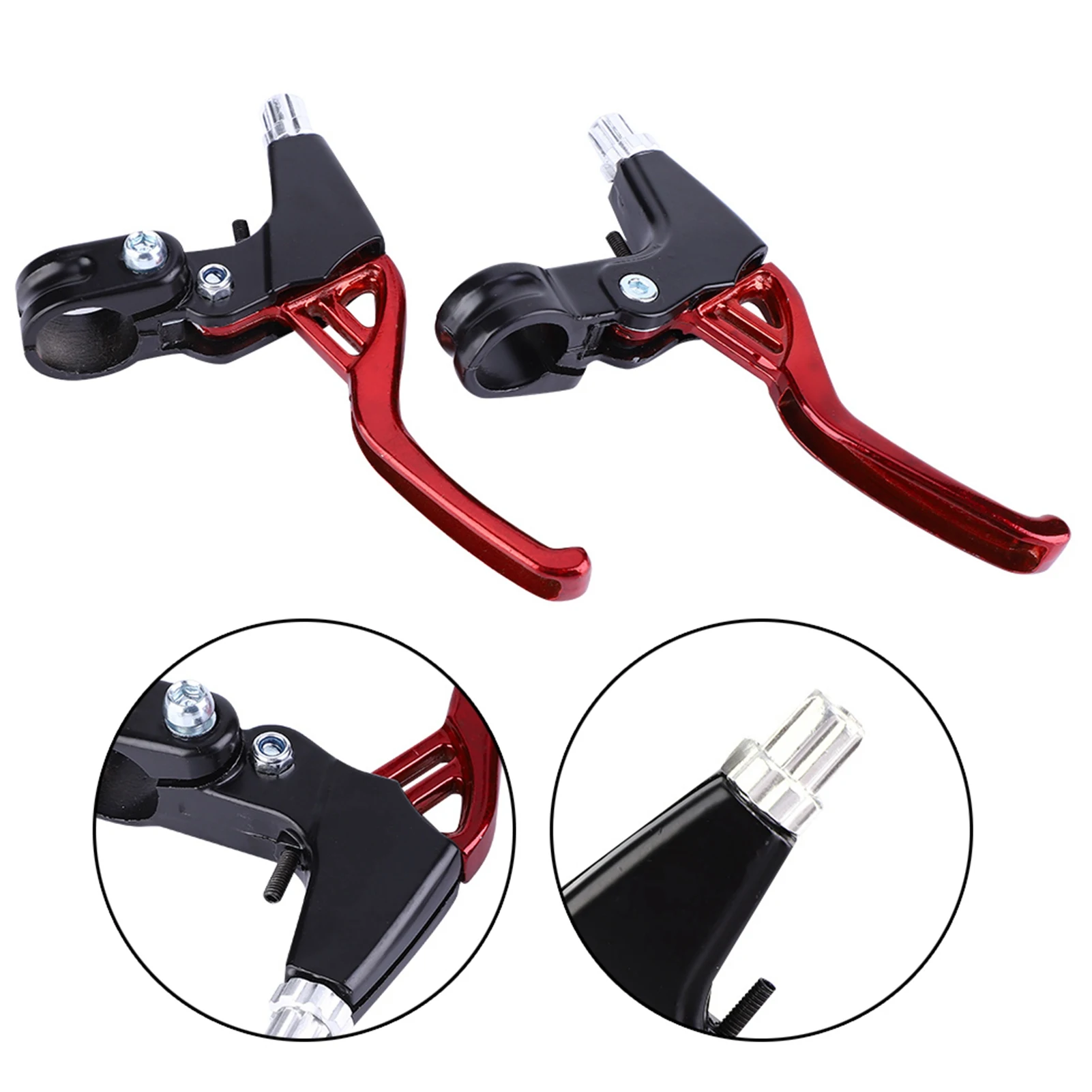 1 Pair Aluminium Alloy Mountain Bike Brake Level Handles Bicycle Cycling Brake Level Handles