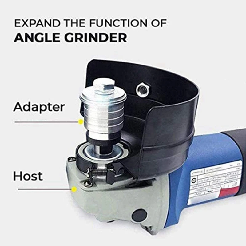 GTBL 2X Angle Grinder To Grooving Machine Adapter,M10 Converter Screw Drill Adapter For Modification