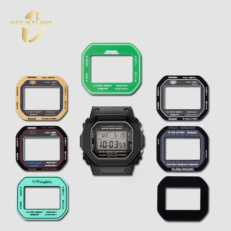 Tempered film Multiple styles available blue black green To prevent glue marks 3M adhesive screen guard For CASIO G-SHOCK DW5600