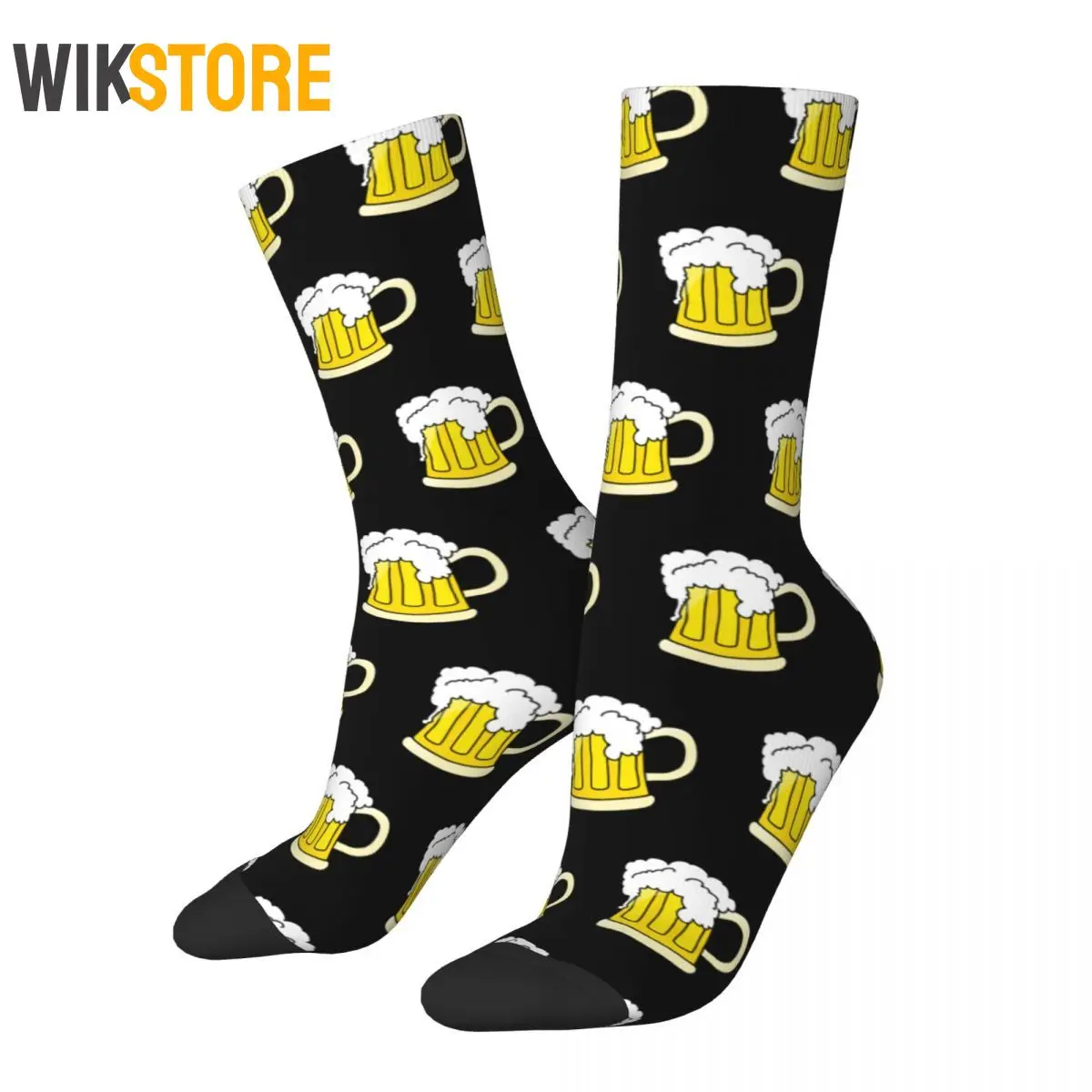 Retro I Need A Beer Basketball Socks Fashion Crew Socks for Women Men Breathable Breathable Sock