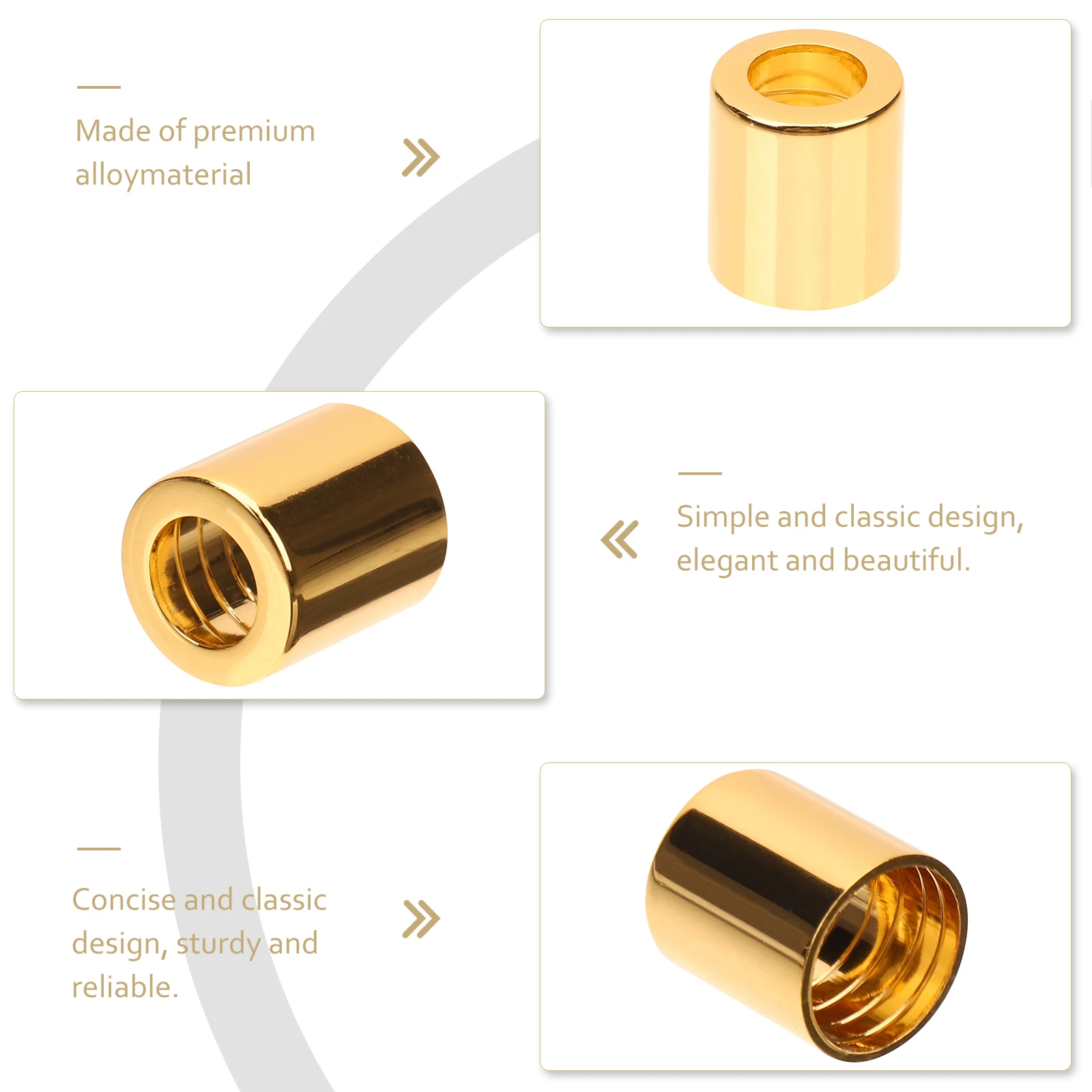 

1pcs Thickened Brass Horn Replacement Part Alloy Instrument Accesssory Connector Metal Supply Durable Repair Maintenance Sturdy