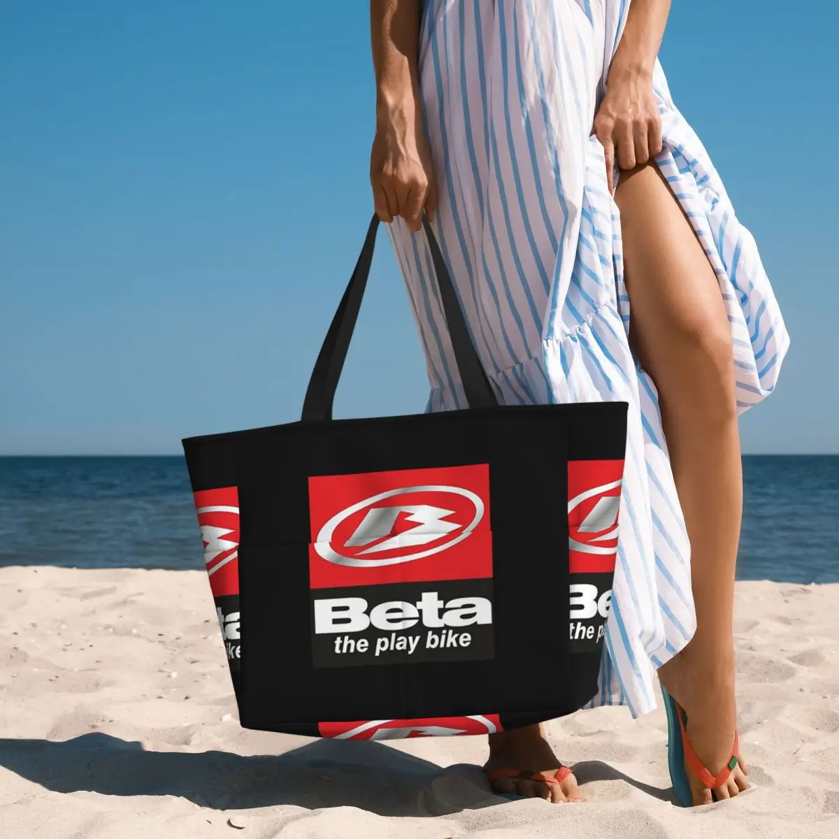 Beta Racing Beach Tote Bag Sport Gym Yoga Duffle Large Tote Bag Women Travel Bag Fitness bag