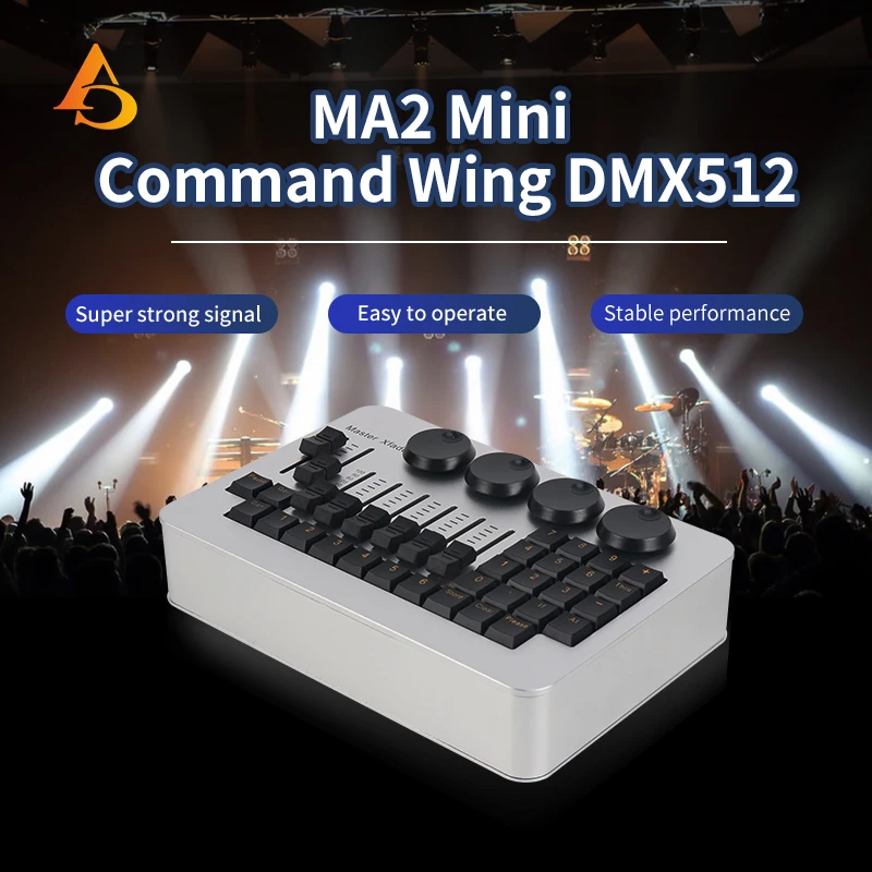 MA2 Mini Wing Control Console Moving Head Stage Light  Professional Equipment Lighting Controller MA2 Controller for Party Club