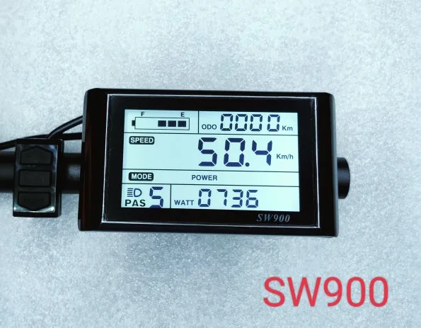 Electric Bicycle Intelligent Instrument Display Switch SW900