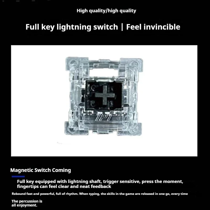 IPI FLASH68 لوحة مفاتيح سلكية مغناطيسية RT0.01 لوحة مفاتيح ميكانيكية من سبائك الألومنيوم للرياضات الإلكترونية RGB ملحقات ألعاب مخصصة
