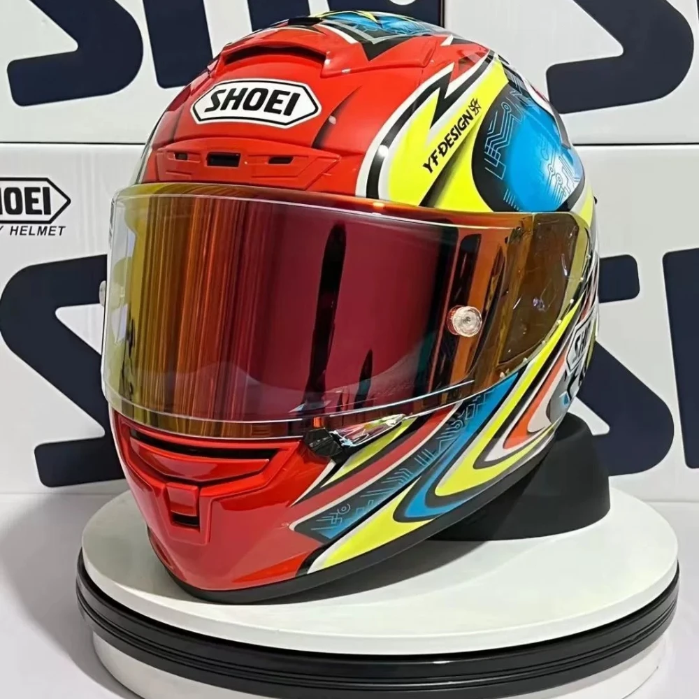 New SHOEI X-14 Full-Face Motorcycle Helmet - Red Kato Edition.Unisex Classic Fashion Protective shoei Helmet