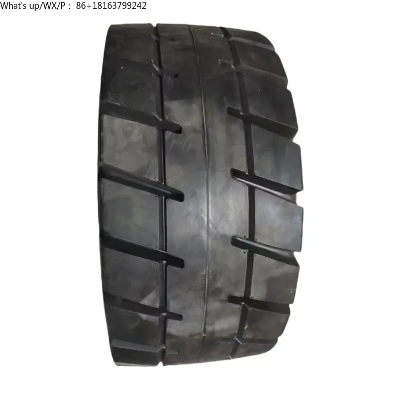 حالة جديدة إطارات حفارة الرافعة الشوكية الإطارات الصلبة حجم 28 * 12.5-15 مع التكنولوجيا العالية الصينية منخفضة الحرارة الجيل 21 * 8-9 23 * 10-12