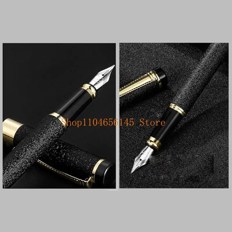 652F Office School Supplies Stationery for Men Women Luxury Gifts Fountain Pen 0.5mm for Extra Fine Metal Nib Pen