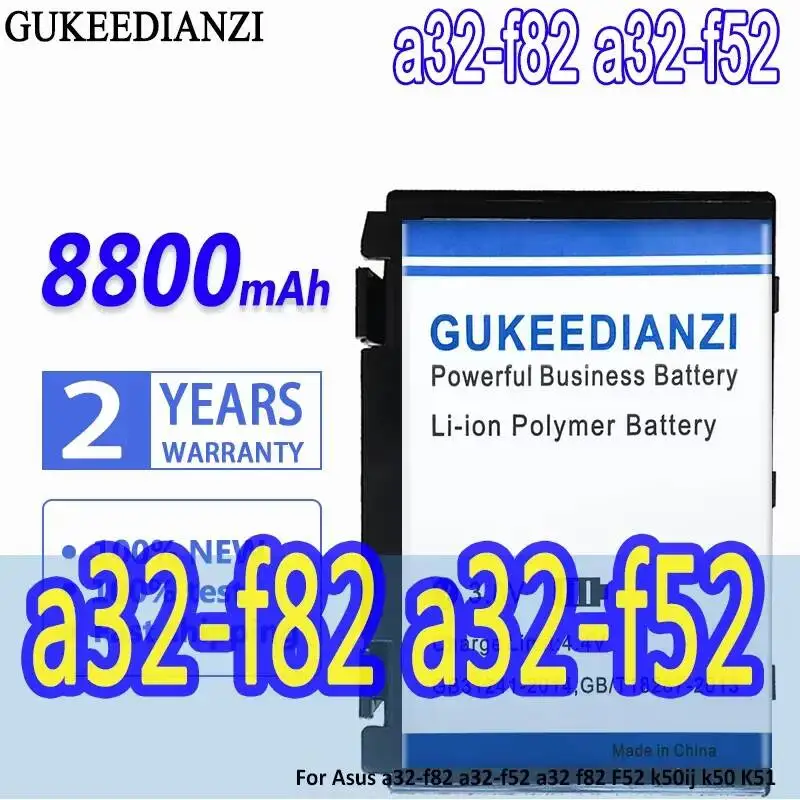 

Аккумулятор a32-f82 a32-f52 для Asus F52 F52Q F52D F82Q F82CR K40E K40AF K40AB K50 K50E K50IN K60 K60ID K70 K70IJ X50Q X65 X65S X70